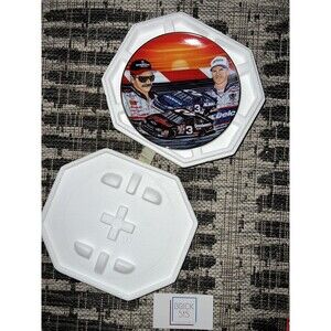 New NASCAR Collector Plate DALE EARNHARDT SR & JR HAMILTON MINT Plate 6x6